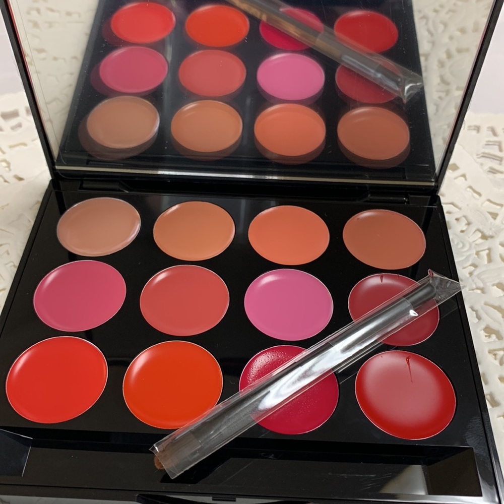 ISH lip statement palette NIB 12 Beautiful Shades Pinks, Reds, Tans. - Picture 11 of 13
